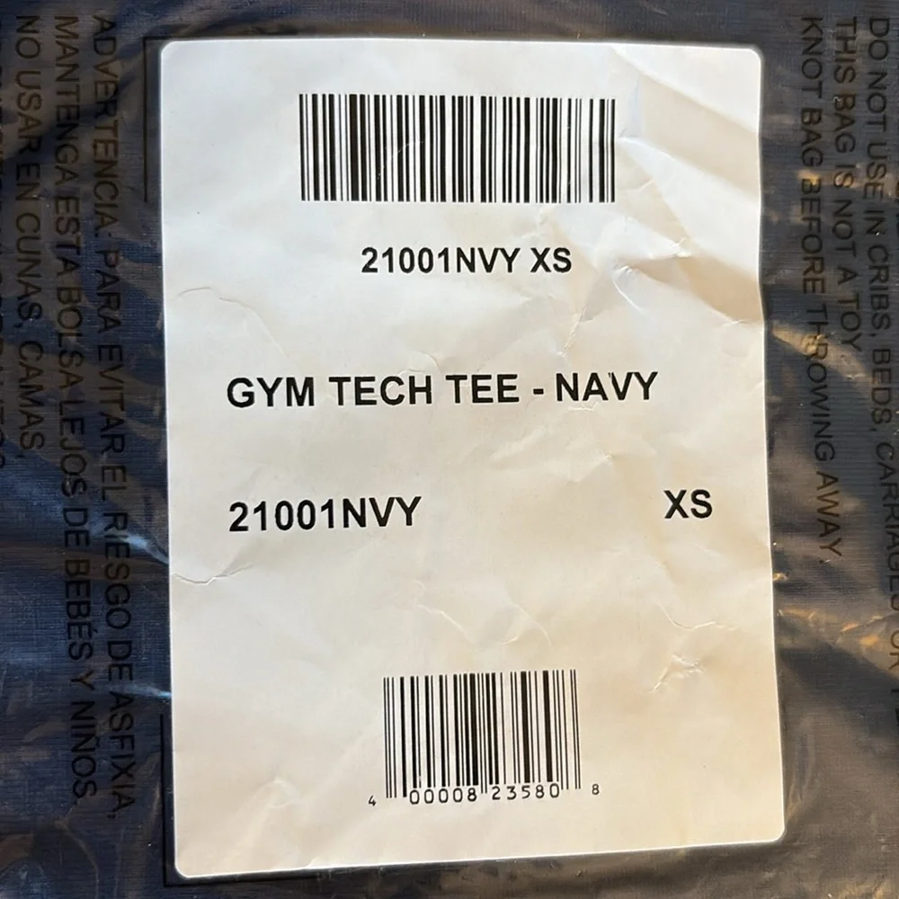 Lot of 4x NWT [Eastbay] Performance Wear Athletic Activewear Shirts Mens Sz XS - Picture 14 of 14